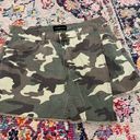 Mustard Seed Camo Asymmetrical Denim Skort from  size medium frayed shorts NWOT Photo 0