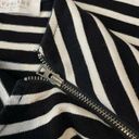 Everlane  Breton Black White Stripe Zip Shoulder Oversized Shift Dress XS Photo 4