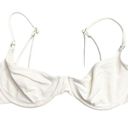 We Wore What  Revolve Womens Vintage Bra Bikini Swim Top Size S Off White Photo 2