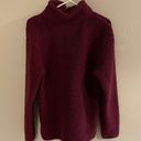 Victoria's Secret PINK by  Maroon Sherpa Quarter Zip Photo 3