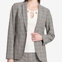 Tommy Hilfiger Plaid Blazer in Gray Size 12 Photo 1