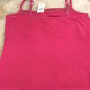 Coldwater Creek Hot pink tank with built in bra size M Photo 6