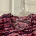 Xersion  Pink/purple Camo tie knot front tee size Small Photo 2