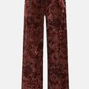 Guess  Jade Velvet Wide Leg Pants, Spice Market Floral Print Size XL New w/Tag Photo 2