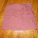 prAna  rose colored denim side zip skirt 10 Excellent 2 pockets Photo 0