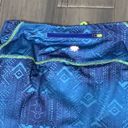 Athleta  Blue Aztec Print Athletic Running Golf Tennis Pull On Reflectors Skort S Photo 4