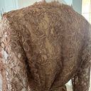 Chetta B  Gold Lace Wrap Going Out Top or Jacket in size 10 Photo 12