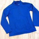 Under Armour NEW  women's medium (semi-fitted) blue 1/4 zip pullover Photo 0