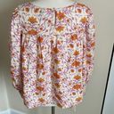 Universal Threads Universal Thread Floral Print Long Balloon Sleeve Blouse Size XL Photo 6