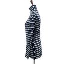 Tracy Reese  Cashmere Blend Navy & Ivory Nautical Striped Sweater Size Medium Photo 3