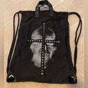 H.I.P. Y2K backspace Izzue black string backpack pop backpack Photo 6