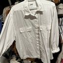 Aerie Oversized Linen Button Up Photo 0