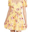 Likely ReVolve  Yellow Pink Rose Mini Quinn Dress in Snapdragon NWOT Photo 9