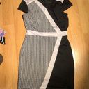 None Black and white dress color block dress Photo 0