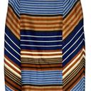 J. McLaughlin  Montecito Pencil Striped Slit Skirt Zip Clasp Close 4 Multi #2627 Photo 9