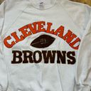 American Vintage Vintage Cleveland Browns Crewneck Sweatshirt Handmade Jerzees Football Photo 3