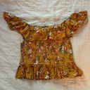 Boutique off the shoulder top Yellow Size M Photo 0