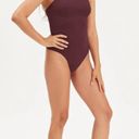 Girlfriend Collective Berry Marlow High Neck Bodysuit Photo 5