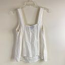 Modcloth  White V-Neck Wide Strap Lightweight Pullover Cami Tank Size X-Small Photo 3