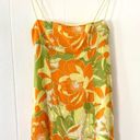 Solaí The Label Sun Rays Mini Dress Green, Yellow & Orange Size Large Photo 3