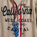 TechStyles Cream Ivory Boho Santa Cruz California Hoodie Sweater L NWT Size L Photo 2