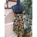 Bongo  Women Multi Floral Polyester Sleeveless Scoop Neck Knee Length Dress Small Photo 5