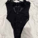 Forever 21 Black Lace Lingerie Bodysuit Photo 2