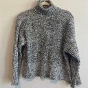 Madewell NWT  Wide Rib Turtleneck Sweater In Marled Cookies And Cream Size XS Photo 4