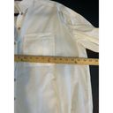 Pilcro  by Anthropologie Oversized XS White Long Sleeve Pocket White Basic Photo 4