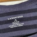 Lands'End  Tank Navy Blue Striped Medium Photo 7