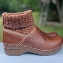 Dansko  Chloe Pull Up Clog Bootie Casual Brown Size 38 Photo 0