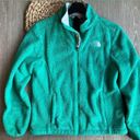 The North Face Woman’s VTG 90’s  Full Zip Fleece Jacket Size Medium Green Photo 0