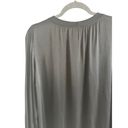 Edge S' Women's Medium Black Long Sleeve Crew Neck Formal Casual Blouse Photo 12