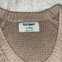 Old Navy  Women’s Nude Knit Oversized Crewneck Sweater Size 2X Photo 2