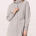 Lululemon Women’s Pack & Glyde Zip Front Hooded Jacket Dark Chrome Size 12 $168 Photo 0