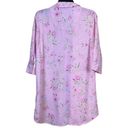 Ralph Lauren Lauren  Floral Pink Sleep Shirt Size Small Photo 3