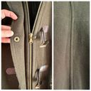 Pendleton  Merino Wool Hooded Car Coat Shacket, Olive Green & Toggle Close sz. 18 Photo 7