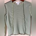 DNA Green Mesh Cropped Top Size Medium Photo 4