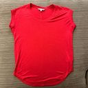 Athleta  Red oversized tank t-shirt size xs Photo 1