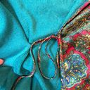 Victoria's Secret Vtg Victoria’s Secret Robe Gold Label Paisley Terrycloth OSFM Photo 5