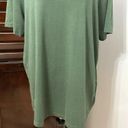 Open Edit  Womens Casual Top Green Short Sleeve Scoop Neck Stretch XL New Photo 2