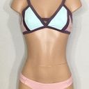 PilyQ New.  blush/pink, brown, mint bikini. D-cup top/ S-bottom. Normally $168 Photo 0