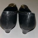 Tory Burch  black wedge shoes sz 7.5 Photo 1