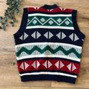 Cabin creek Vintage Christmas Knit Vest  Photo 7