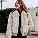 Banana Republic Fur Bomber Jacket Photo 1