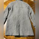 Banana Republic  Wool Blend Toggle Coat Gray Herringbone Womens Size XS Photo 1