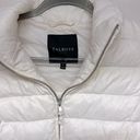 Talbots Quilted Goose Down Puffer Vest Ivory Womens Sz M Photo 1