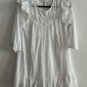 Anthropologie dRA Los Angeles Peasant Mini Dress M White Photo 0