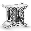 Pandora Brand NEW Authentic  Sparkling Gemini Zodiac Charm Jewelry S925 ALE Photo 3