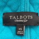 Talbots vest quilted look inside & out button down front pockets size XSmall Photo 6